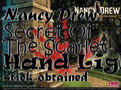 Box art for Nancy Drew: Secret Of The Scarlet Hand