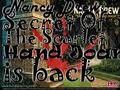 Box art for Nancy Drew: Secret Of The Scarlet Hand