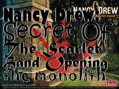 Box art for Nancy Drew: Secret Of The Scarlet Hand