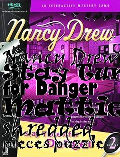 Box art for Nancy Drew Stay Tuned for Danger