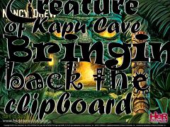 Box art for Nancy Drew: Creature of Kapu Cave
