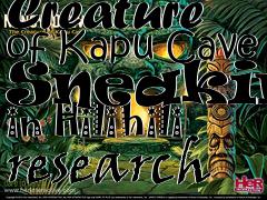 Box art for Nancy Drew: Creature of Kapu Cave