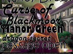 Box art for Nancy Drew: Curse of Blackmoor Manor