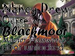 Box art for Nancy Drew: Curse of Blackmoor Manor