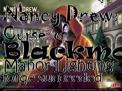 Box art for Nancy Drew: Curse of Blackmoor Manor