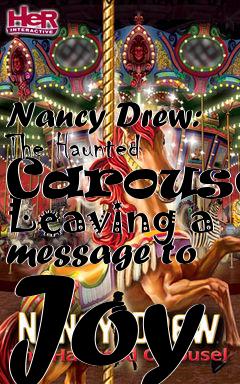 Box art for Nancy Drew: The Haunted Carousel