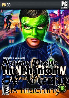 Box art for Nancy Drew: The Phantom of Venice