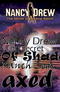 Box art for Nancy Drew - The Secret Of Shadow Ranch