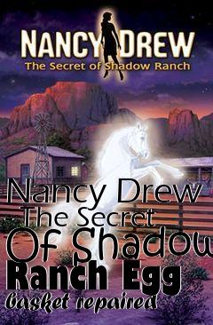 Box art for Nancy Drew - The Secret Of Shadow Ranch