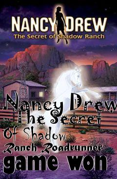 Box art for Nancy Drew - The Secret Of Shadow Ranch