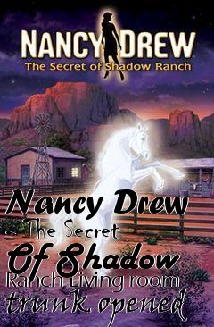 Box art for Nancy Drew - The Secret Of Shadow Ranch