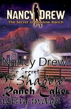 Box art for Nancy Drew - The Secret Of Shadow Ranch