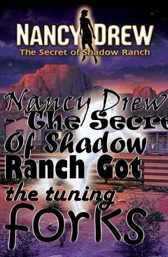 Box art for Nancy Drew - The Secret Of Shadow Ranch