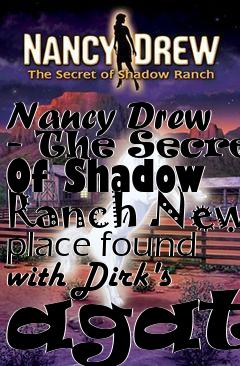 Box art for Nancy Drew - The Secret Of Shadow Ranch