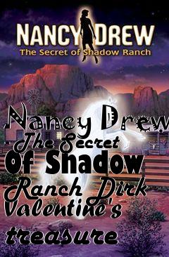 Box art for Nancy Drew - The Secret Of Shadow Ranch