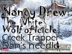 Box art for Nancy Drew: The White Wolf of Icicle Creek