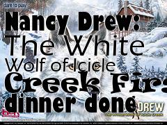 Box art for Nancy Drew: The White Wolf of Icicle Creek