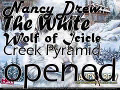 Box art for Nancy Drew: The White Wolf of Icicle Creek