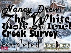 Box art for Nancy Drew: The White Wolf of Icicle Creek