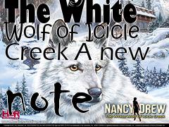 Box art for Nancy Drew: The White Wolf of Icicle Creek