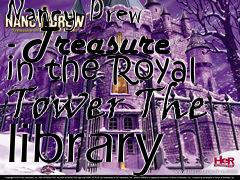 Box art for Nancy Drew - Treasure in the Royal Tower