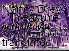 Box art for Nancy Drew - Treasure in the Royal Tower
