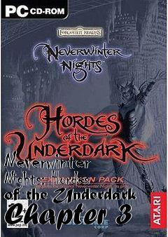 Box art for Neverwinter Nights: Hordes of the Underdark