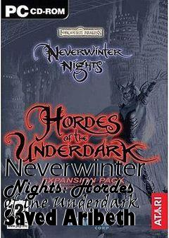 Box art for Neverwinter Nights: Hordes of the Underdark