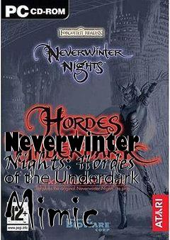 Box art for Neverwinter Nights: Hordes of the Underdark