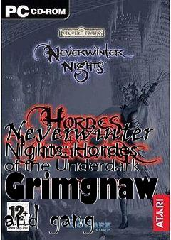 Box art for Neverwinter Nights: Hordes of the Underdark