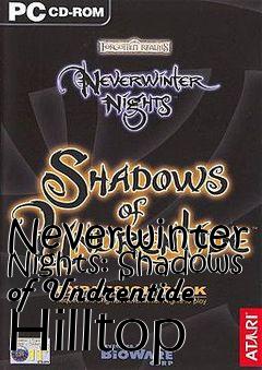 Box art for Neverwinter Nights: Shadows of Undrentide