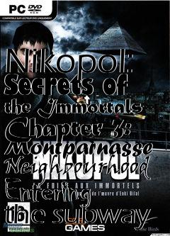 Box art for Nikopol: Secrets of the Immortals