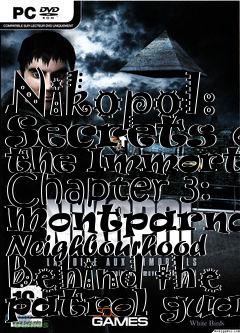Box art for Nikopol: Secrets of the Immortals