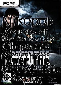 Box art for Nikopol: Secrets of the Immortals
