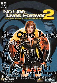 Box art for No One Lives Forever 2: A Spy in H.A.R.M.s Way