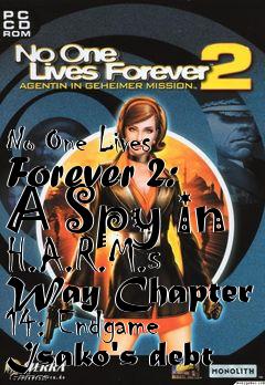 Box art for No One Lives Forever 2: A Spy in H.A.R.M.s Way