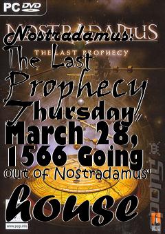 Box art for Nostradamus: The Last Prophecy