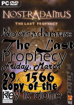 Box art for Nostradamus: The Last Prophecy