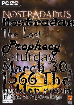 Box art for Nostradamus: The Last Prophecy