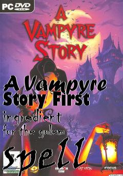 Box art for A Vampyre Story