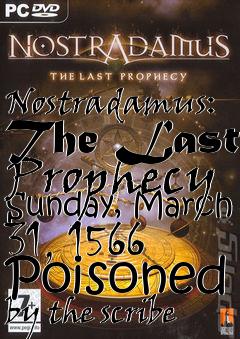 Box art for Nostradamus: The Last Prophecy