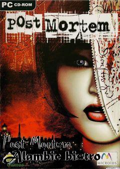 Box art for Post Mortem