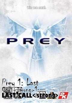 Box art for Prey