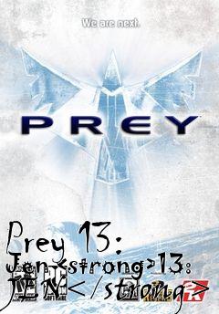 Box art for Prey