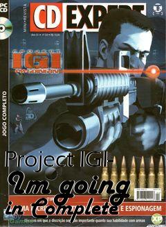 Box art for Project IGI- Im going in