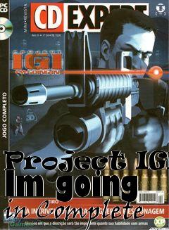 Box art for Project IGI- Im going in