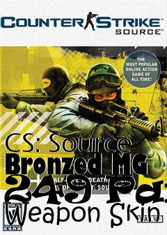 Box art for CS: Source Bronzed MG 249 Para Weapon Skin
