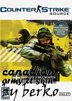 Box art for canadian army ct skin by berko