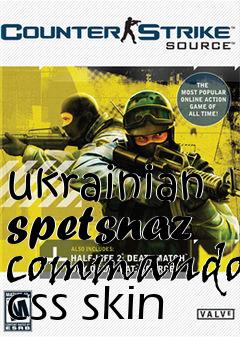 Box art for ukrainian spetsnaz commando css skin