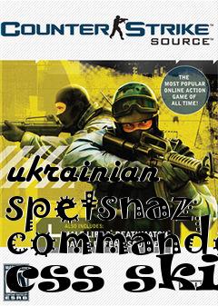 Box art for ukrainian spetsnaz commando css skin